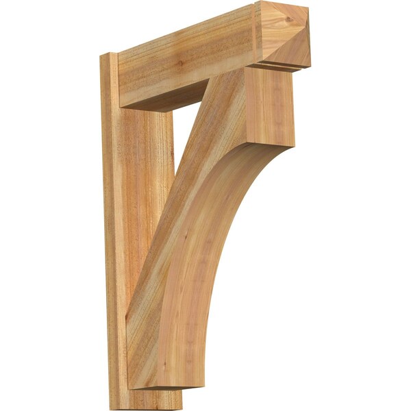 Ekena Millwork Westlake Rough Sawn Arts and Crafts Outlooker, Western Red Cedar, 8"W x 30"D x 38"H OUT08X30X38WTL03RWR - main